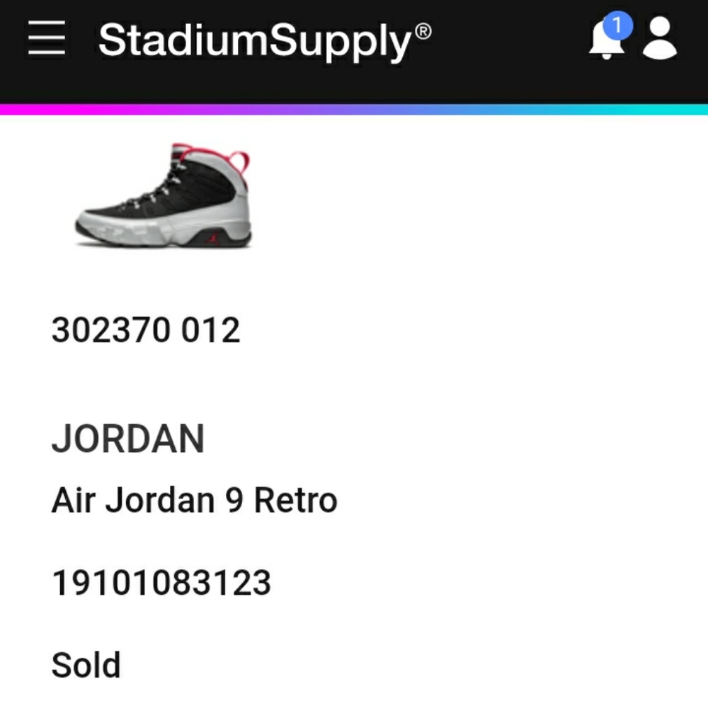 JORDAN 9 RETRO... $OLD!